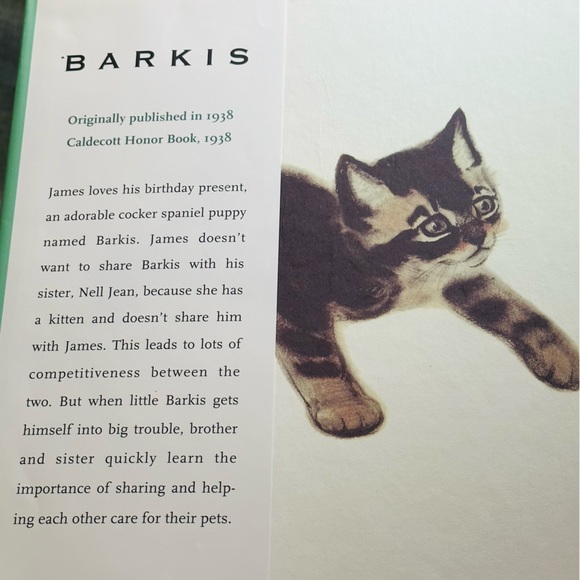 NEW Barkis Hardcover Classic Children’s Picture Book - Picture 2 of 11